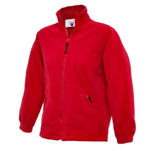 uneek childrens zip fleece