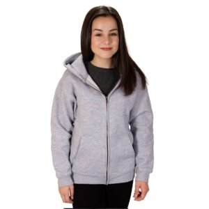 plain kids zip up hoodie